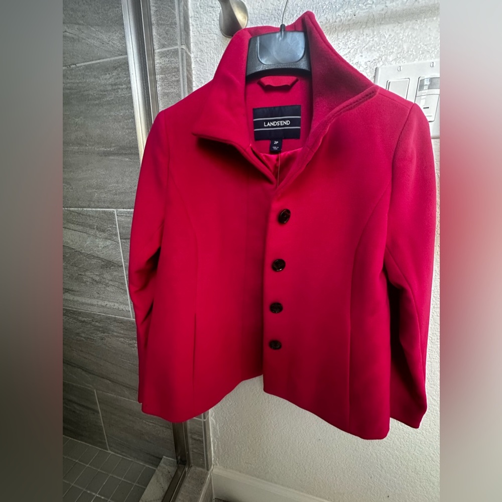 lands’END pea coat